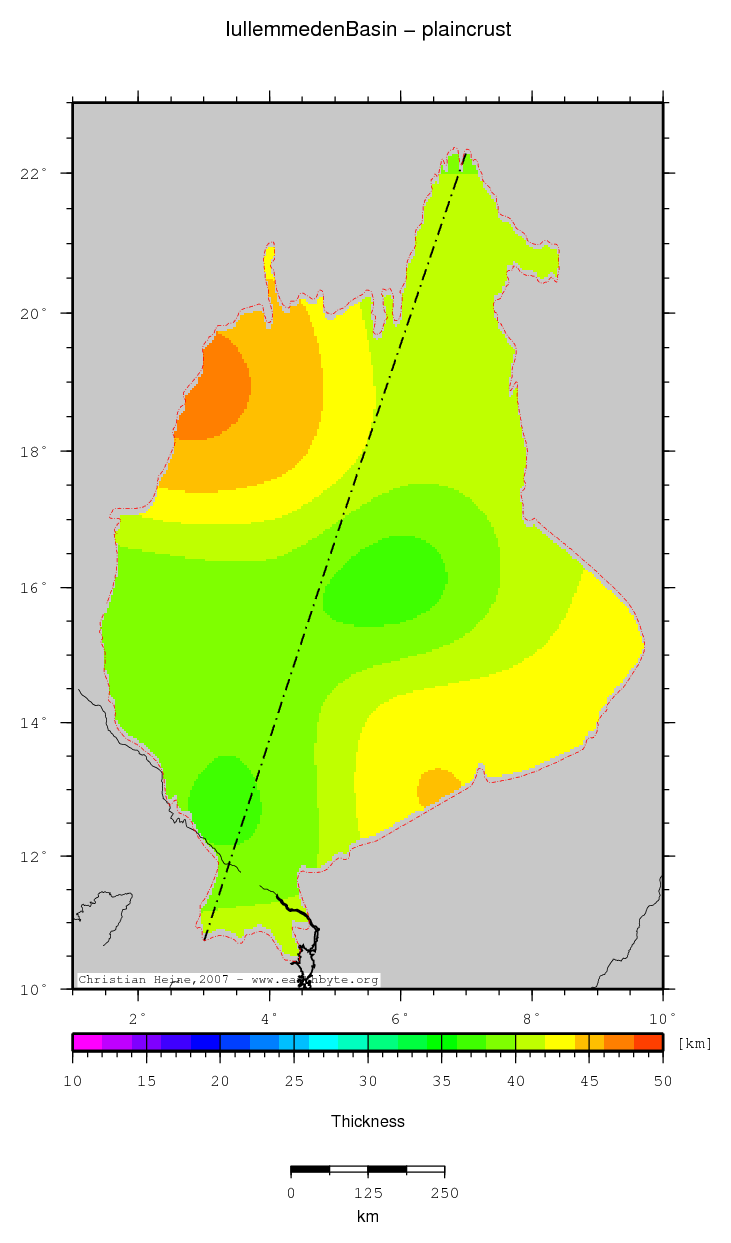Iullemmeden Basin location map