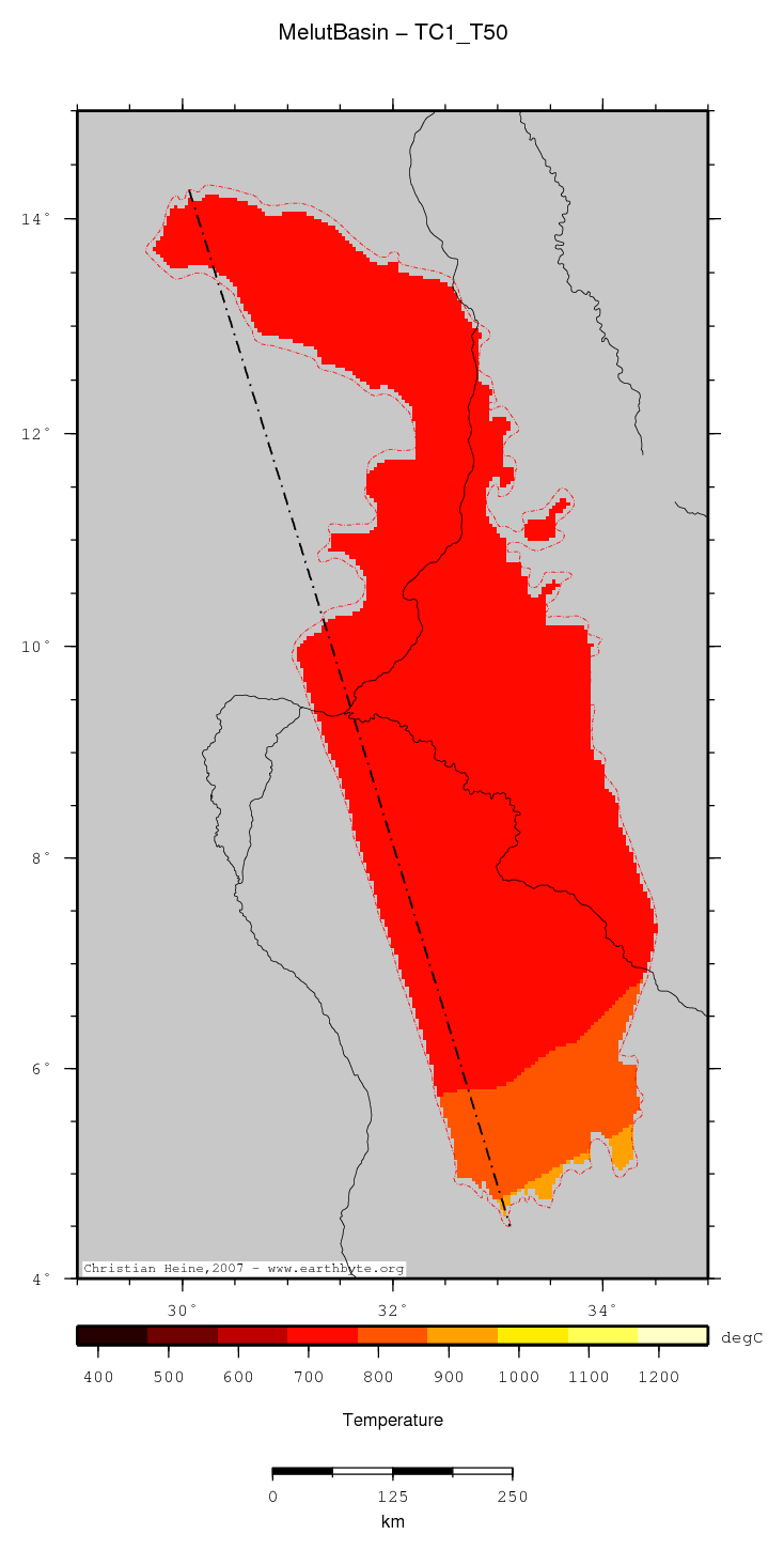 Melut Basin location map
