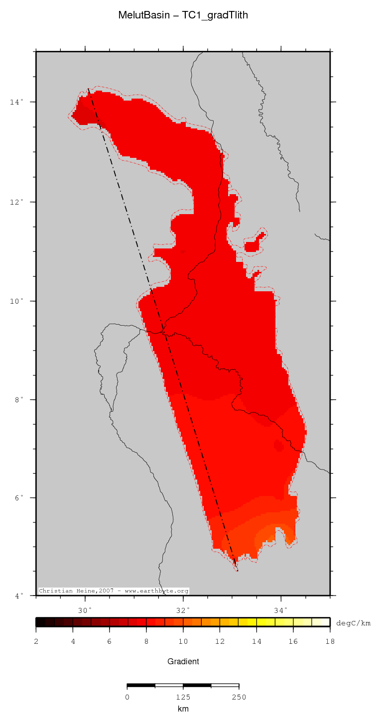 Melut Basin location map