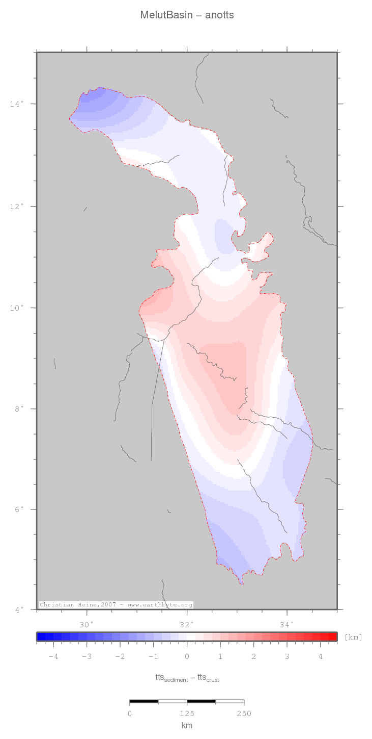 Melut Basin location map