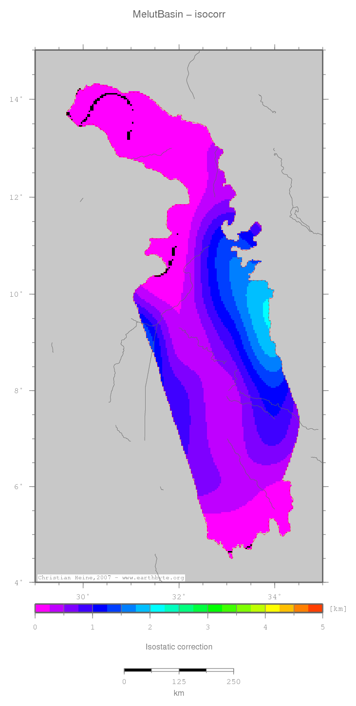 Melut Basin location map