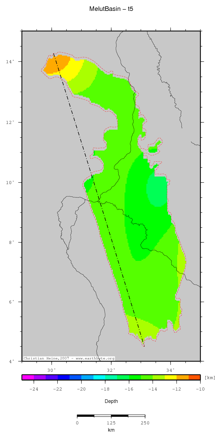 Melut Basin location map