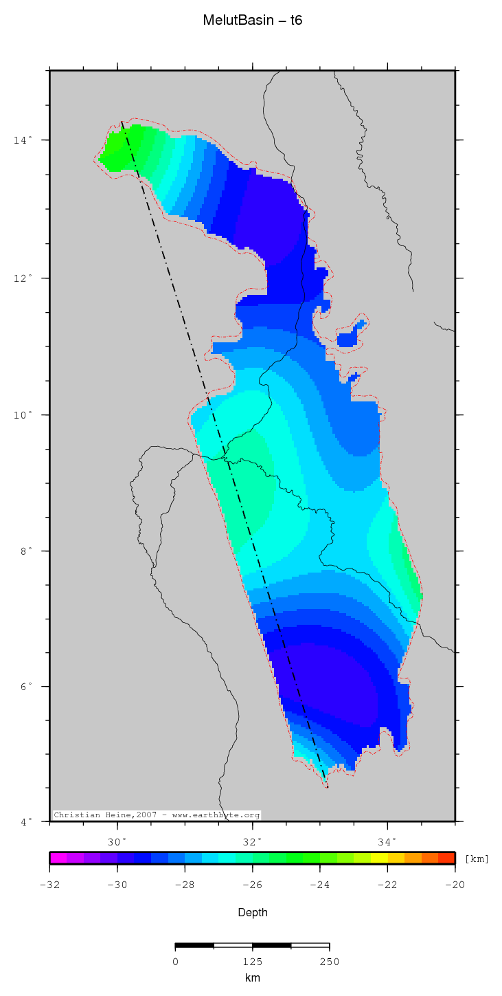 Melut Basin location map
