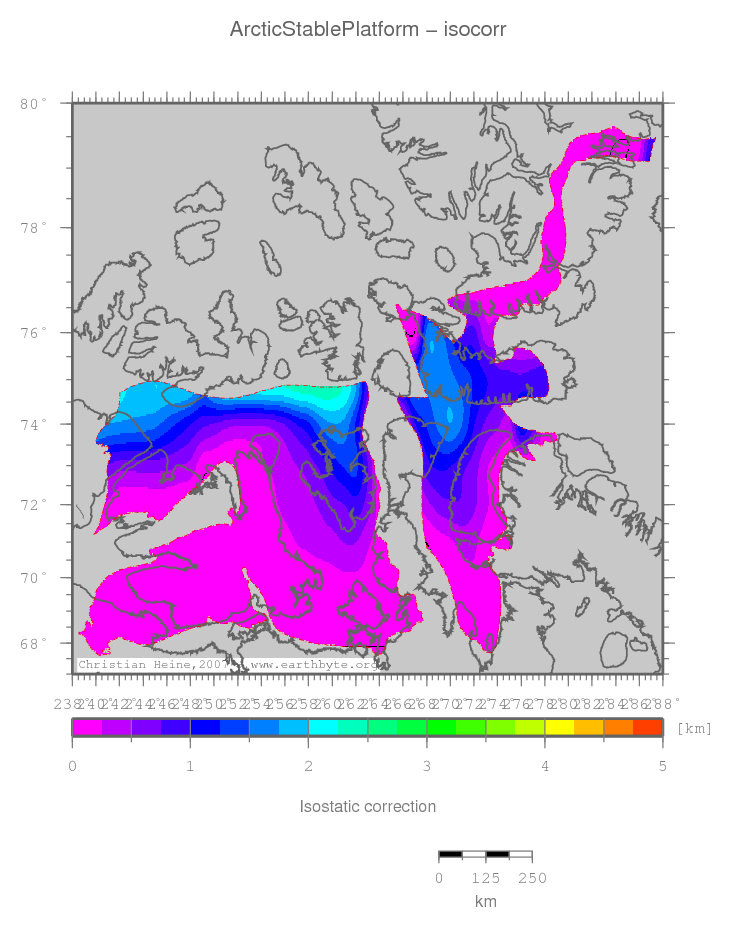 Arctic Stable Platform location map
