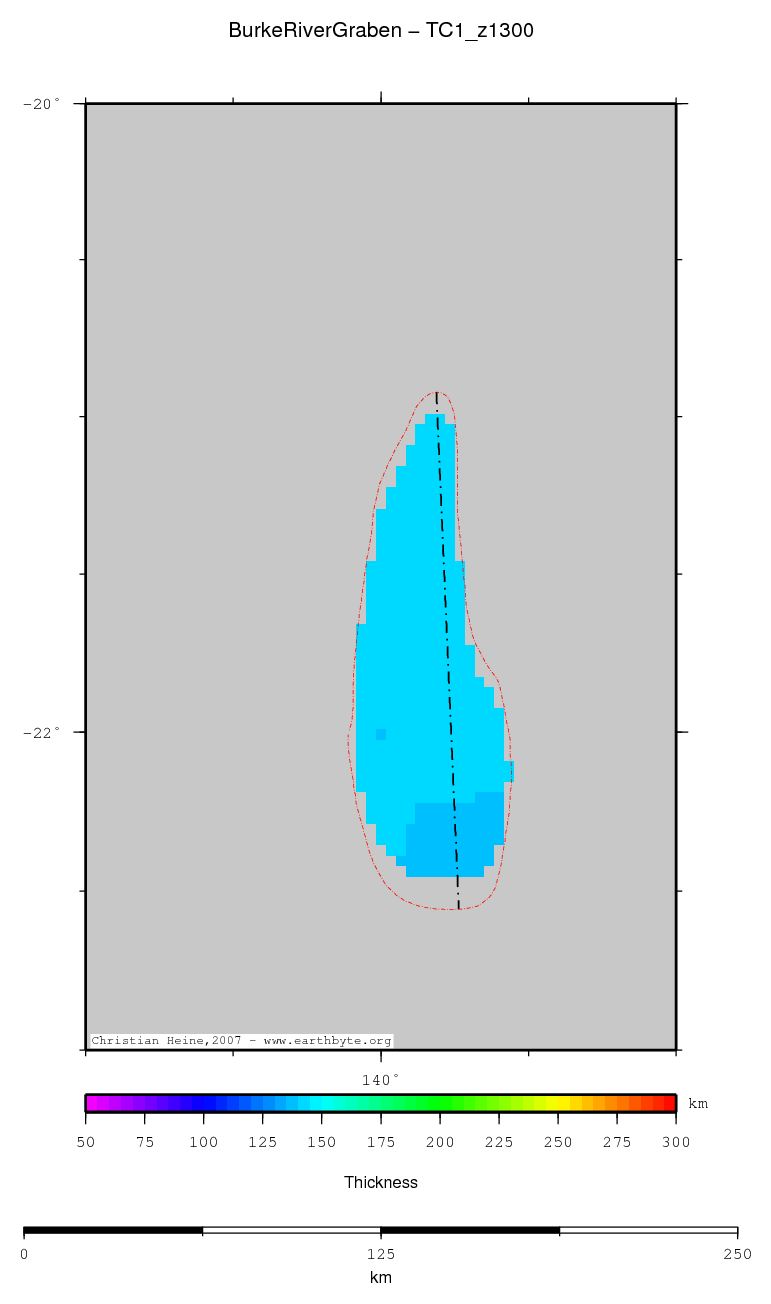 Burke River Graben location map