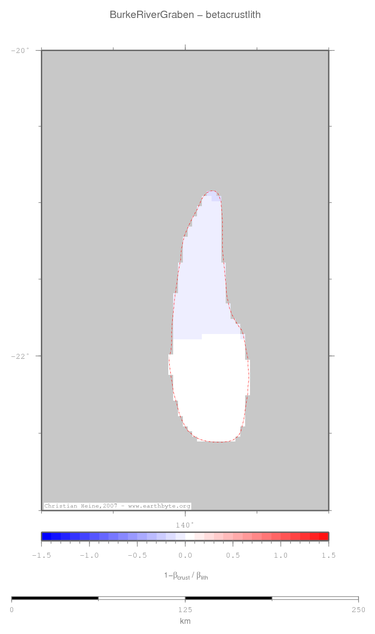 Burke River Graben location map