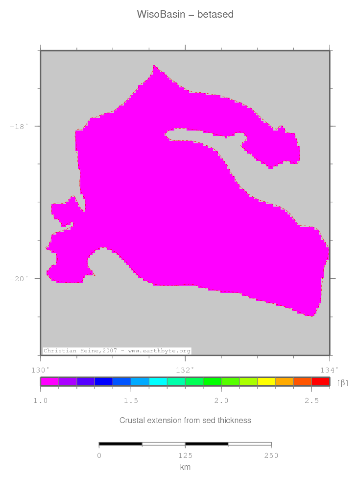 Wiso Basin location map