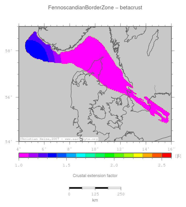 Fennoscandian Border Zone location map