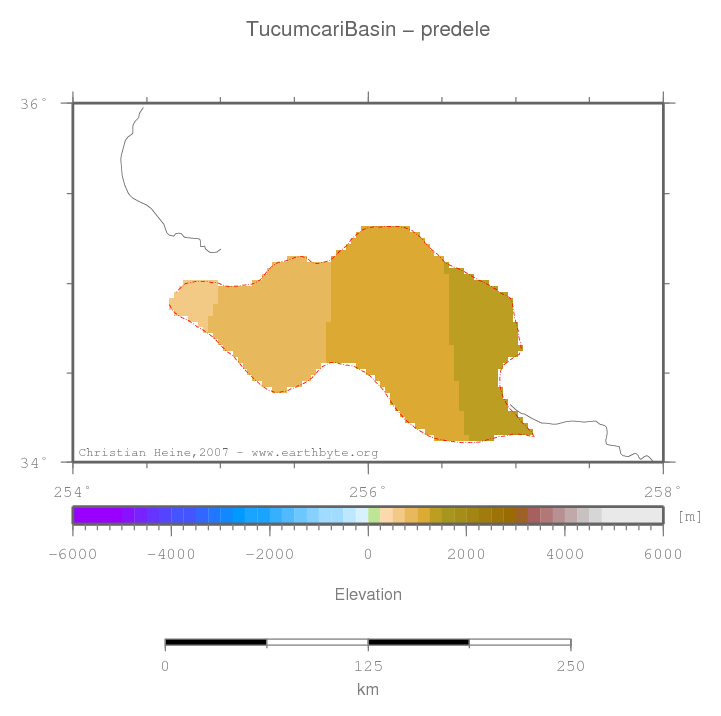 Tucumcari Basin location map