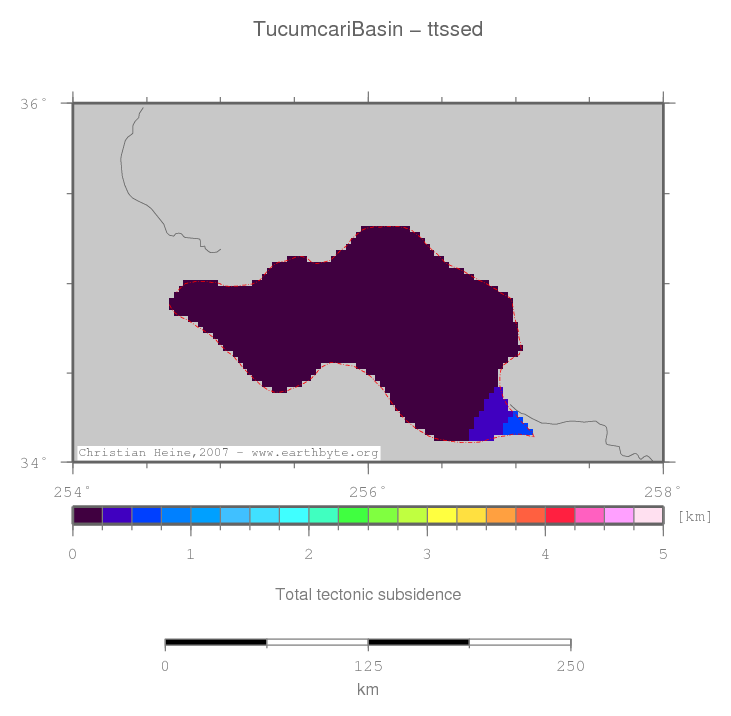 Tucumcari Basin location map