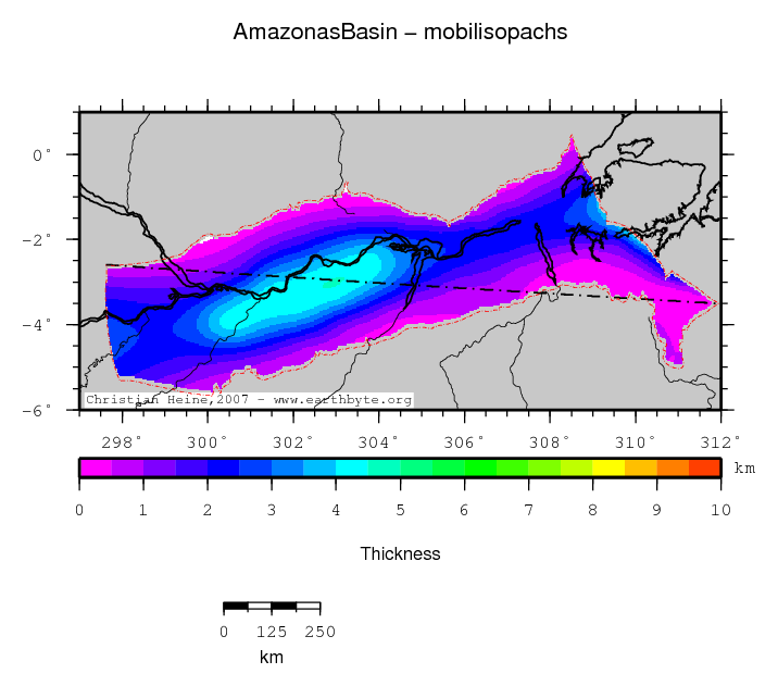 Amazonas Basin location map