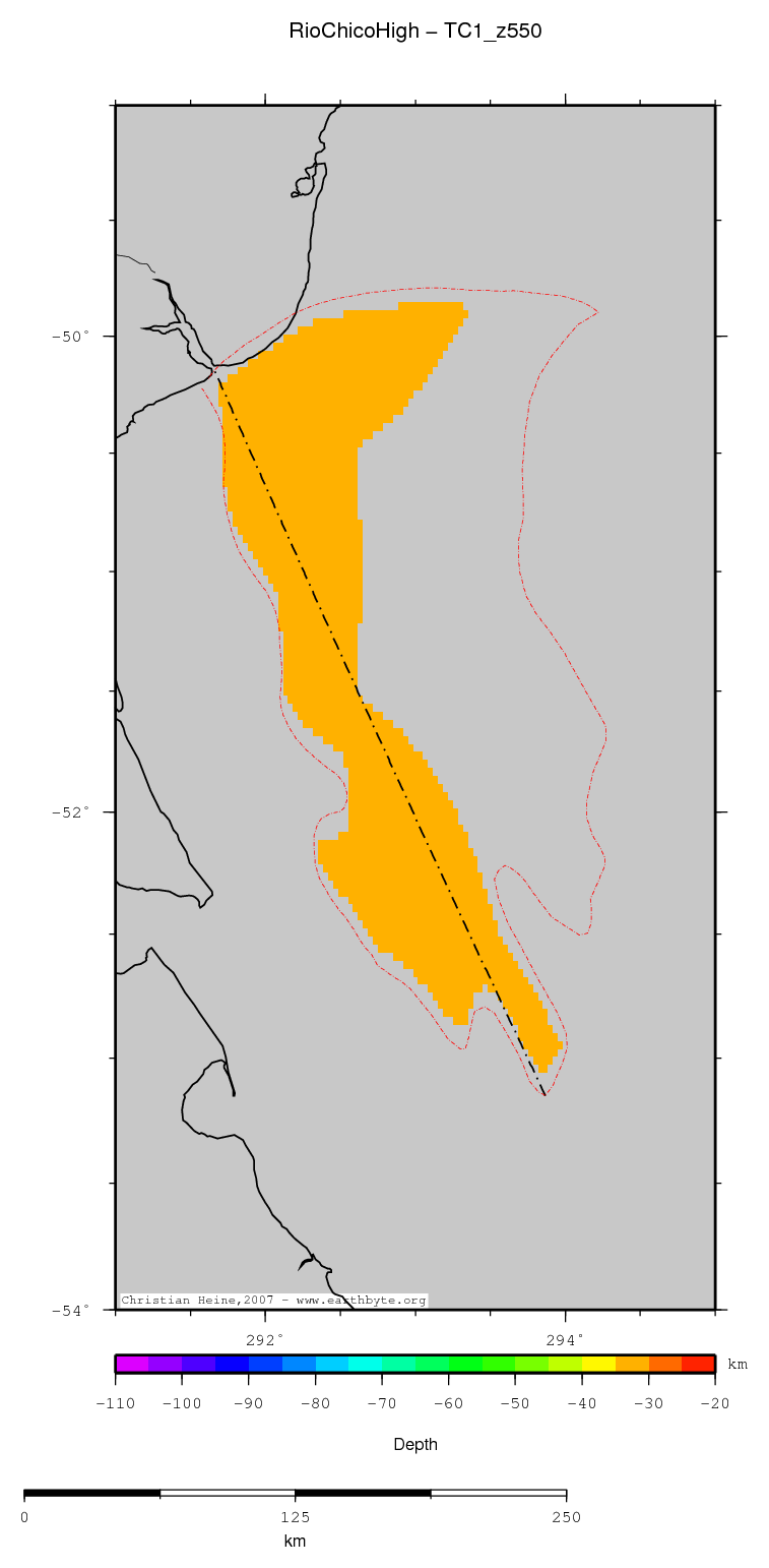 Rio Chico High location map