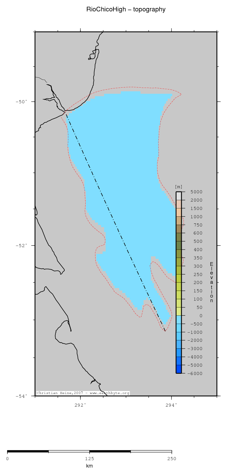Rio Chico High location map