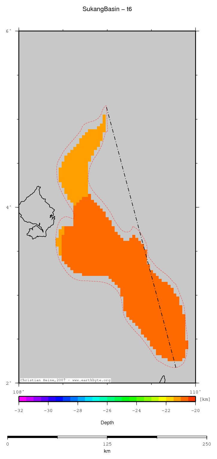 Sukang Basin location map